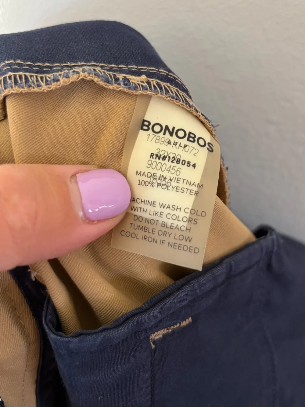 Bonobos Highland Tour Flat Front Tapered Golf Pants In‎ Khaki Size W32xL30